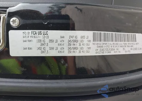 2020 Chrysler Pacifica Touring from USA, damaged, VIN 2C4RC1FG5LR150544